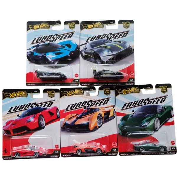 Hotwheels Car Culture Team "EURO SPEED" SET
