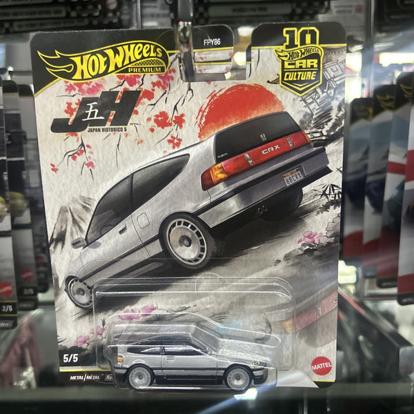 HOT WHEELS JAPAN HISTORICS '88 HONDA CRX 5/5 JKF13