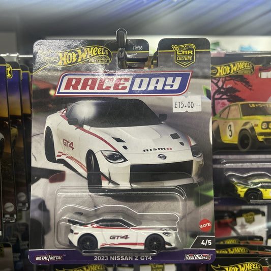 HOT WHEELS RACE DAY 2023 NISSAN Z GT4 4/5 HRV73