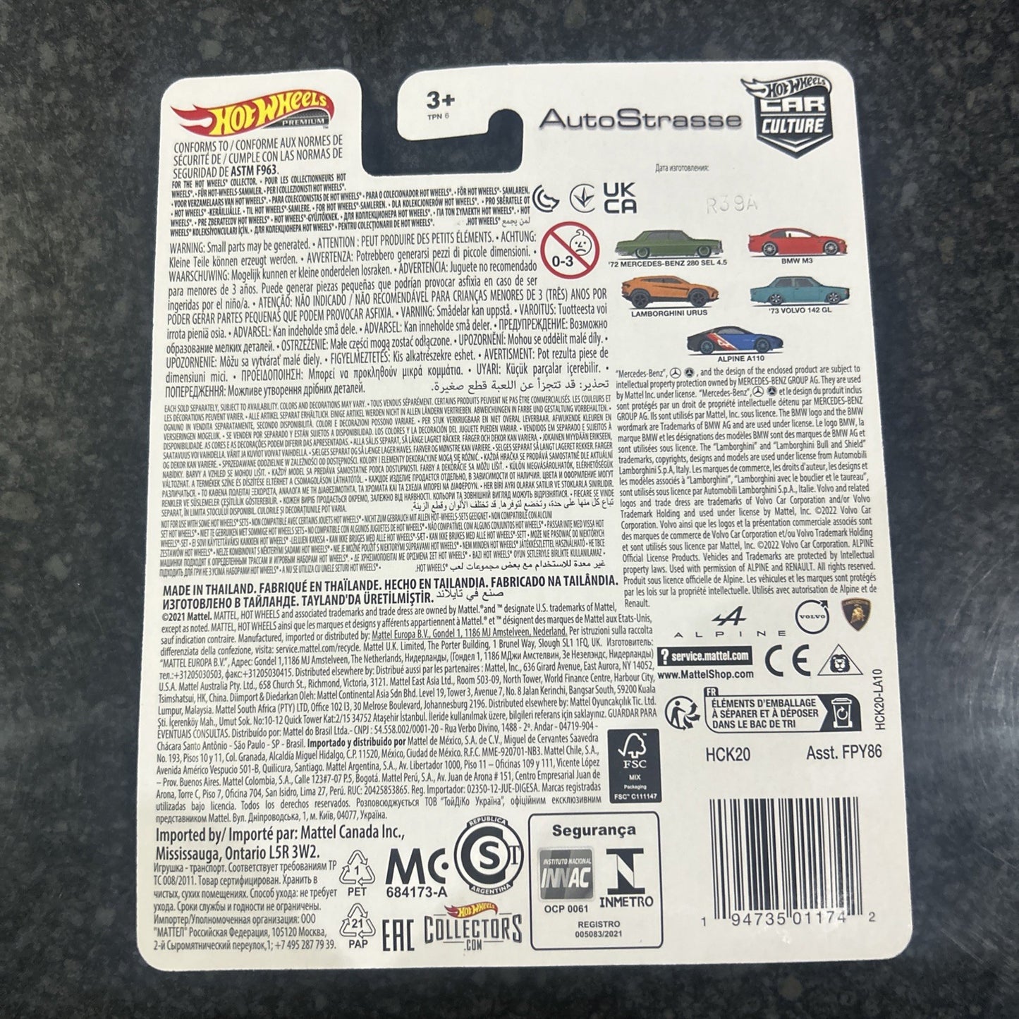 Hot Wheels Auto Strasse ‘73 Volvo 142 GL Chase - 0/5 Chase +Car Culture premium